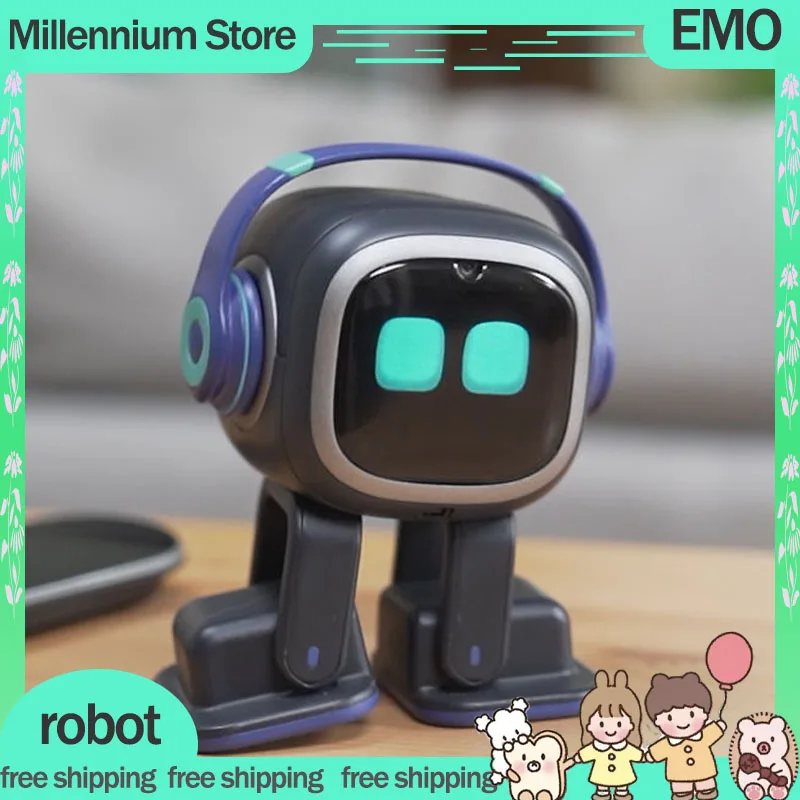 

Emo Robot Ai Emopet Intelligent Voice Emotional Ai Interaction Accompany Children's Electronic Pet Desktop Customized Robot Gift