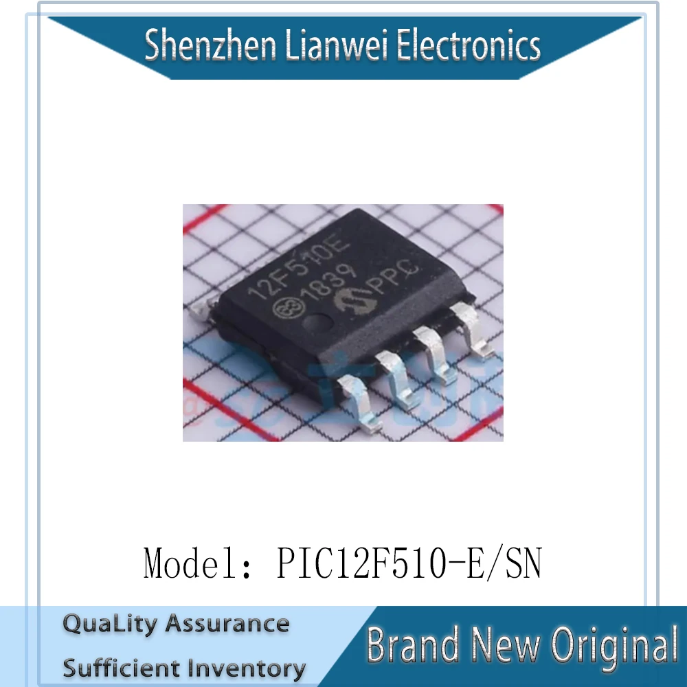 

100% New Original PIC12F510-E/SN 12F510E IC MCU Chipset SOP-8