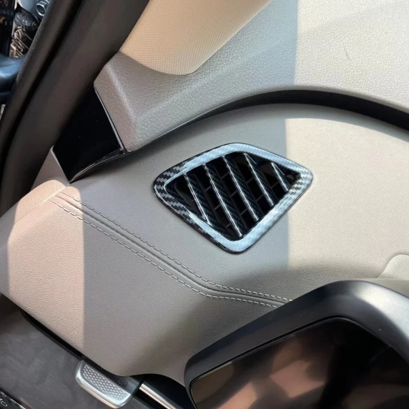 For Kia Carnival KA4 2020-2023 ABS Car Dashboard Front Upper Air Outlet Cover Side Air Condtion Cover Trim Car Accessories