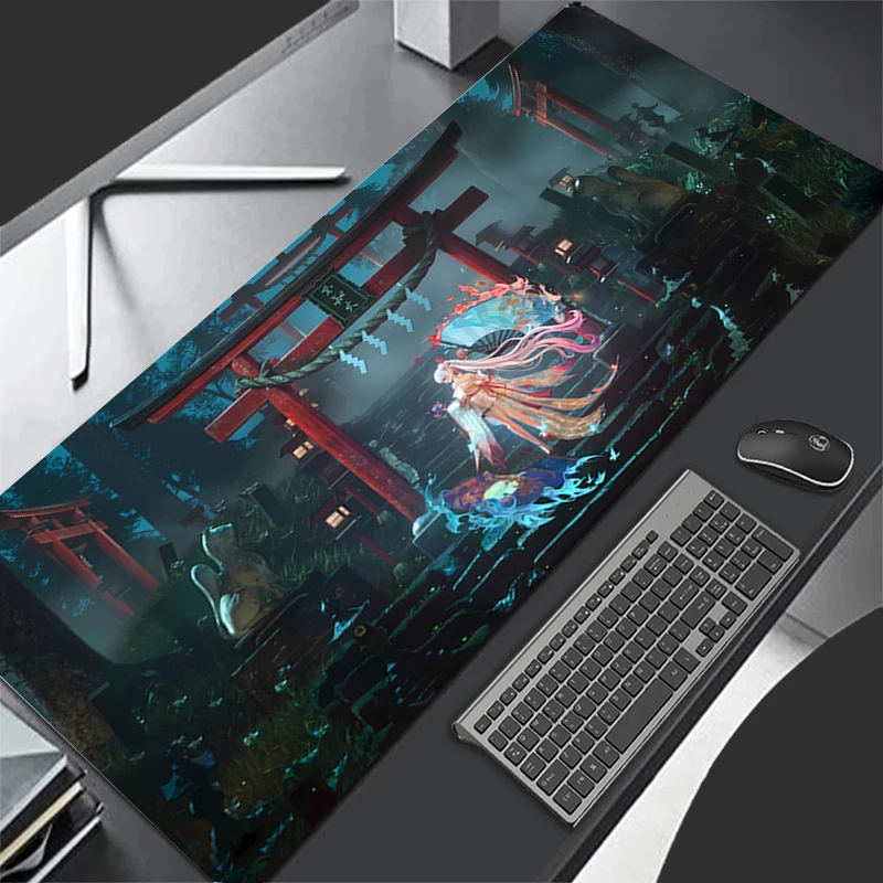 Mousepad Pattern Game Pad Rubber Cool Mouse Pad O-onmyoji PC Accessories Desk Mat Non Slip Table Mat Gamer Cabinet Keyboard Pad