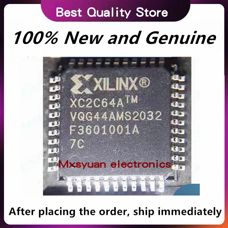 5PCS/LOT XC2C64A-7VQG44C XC2C64A-7VQ44C XC2C64A-VQG44 XC2C64A QFP44 New original