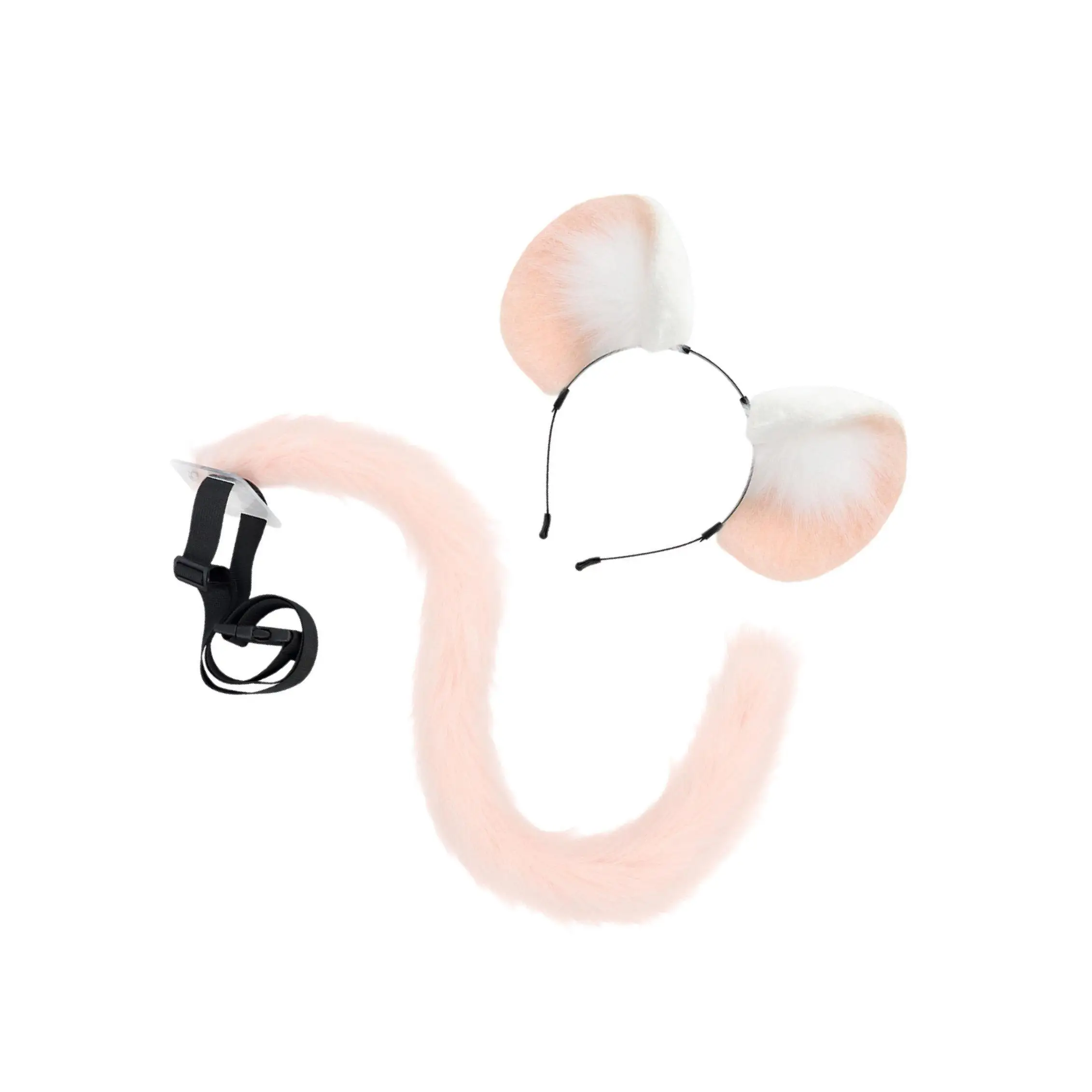 

Mouse Ears Headband and Tail Cartoon Mouse Costume Set for Women Men Cosplay