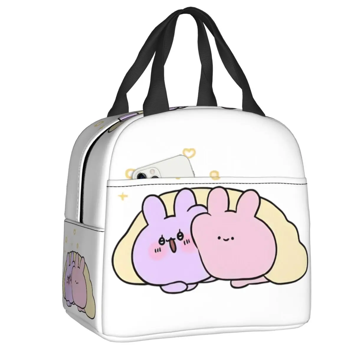 

Термосумка-ланчбокс Asamimichaan с аниме-принтом для женщин, водонепроницаемая, для пляжа и кемпинга