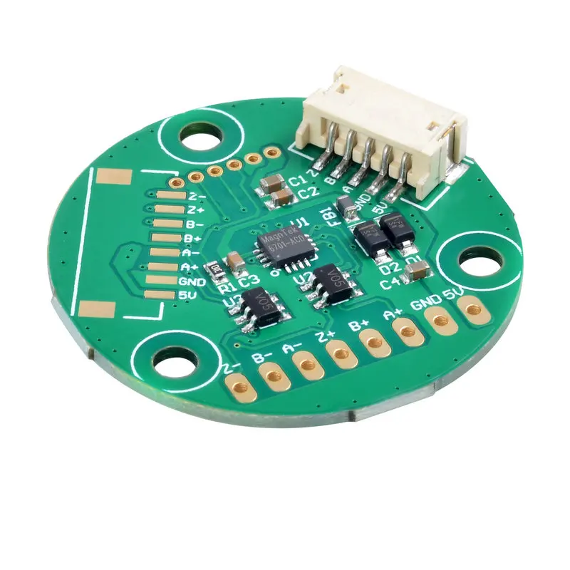 MT6701QT Magnetic Encoder Incremental Magnetic Encoder Module Multi-mode Differential Output Encoder Module