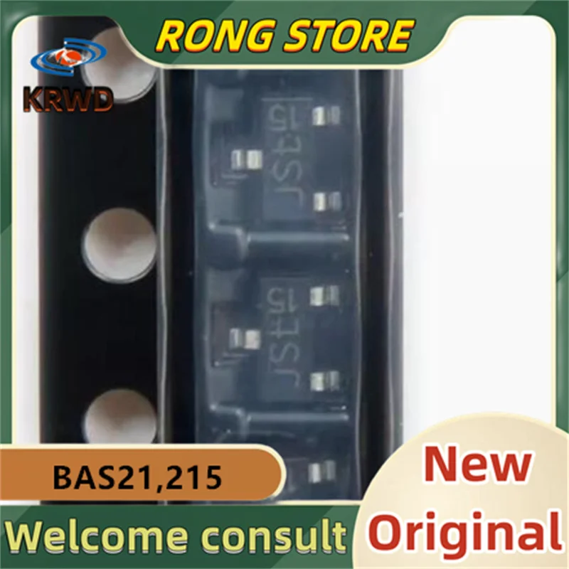 100 pz JSt nuovo originale BAS21,215 BAS21 SOT23