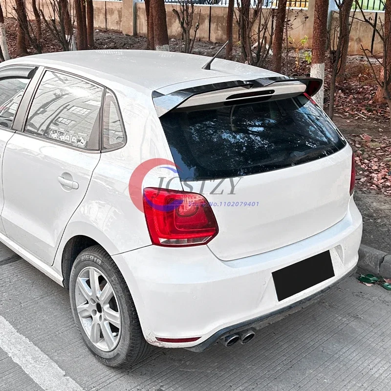 Roof Spoiler For Volkswagen Polo MK5 6R 6C 2011-2018  ABS Rear Wing Roof Rear Box Decorated SPOILER