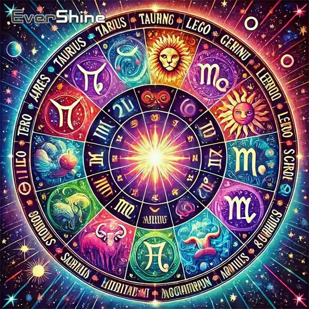 Evershine Landscape Diamond Painting Constellation DIY Suitable For Beginners Diamond Mosaic New Arrival Wall Decoration