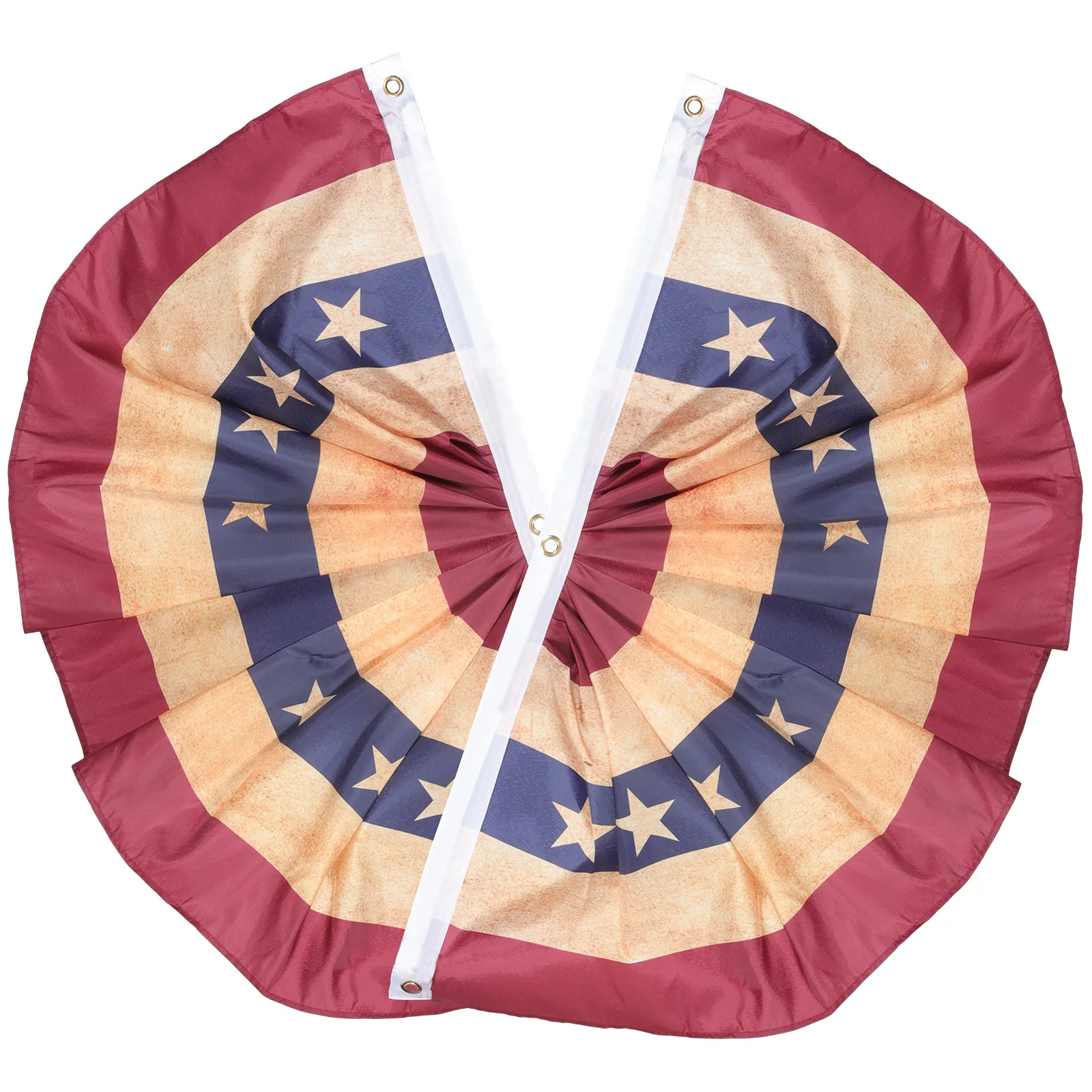 

2pcs American Flags Small Polyester Independence Day Flag Patriotic Decor For Home Party Memorial Day Outdoor Indoor Use