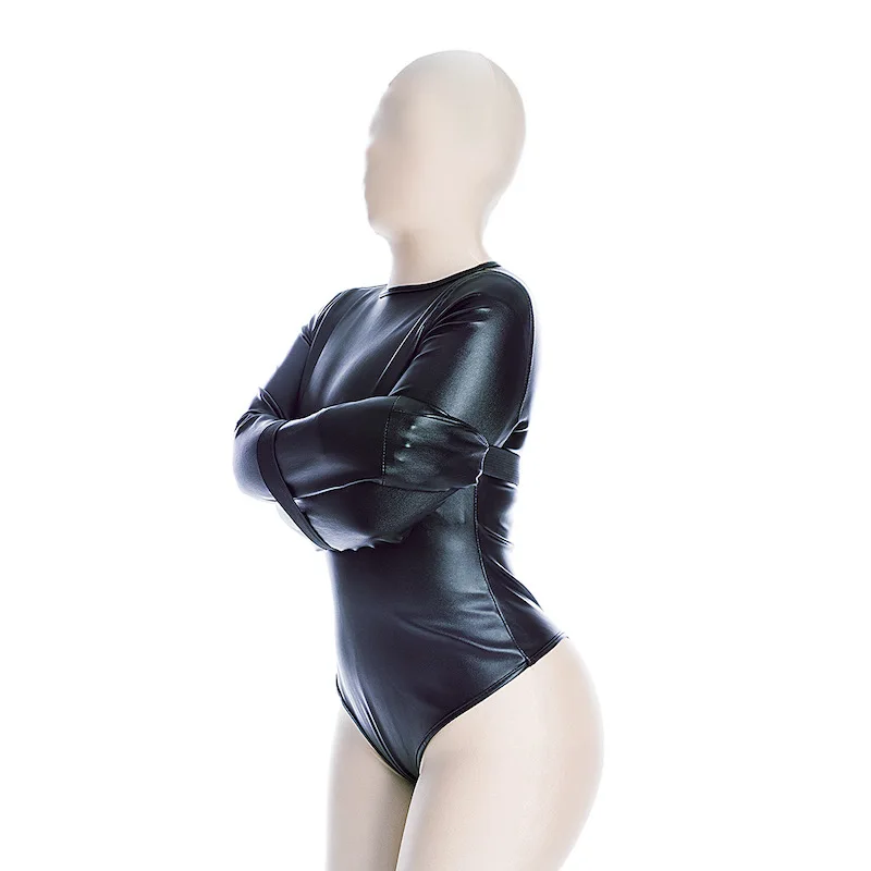 Sexy Fitness Jumpsuit Shapewear with Fetish Slave Ribbon Bondage Mummy Restraint Bags for Couple BDSM Flirting Sex Toys