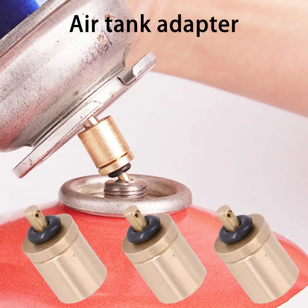 Inflation Valve Copper Gas Adapter Anti-oxidation Gas Recharge  Excellent Camping Gas Tank Refill Adapter