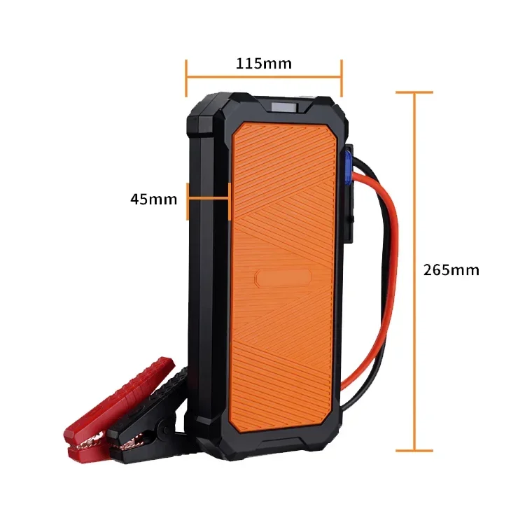 Portable 800A Peak 12V Battery Free Car Jumper Box Supercapacitor Jumper Starter