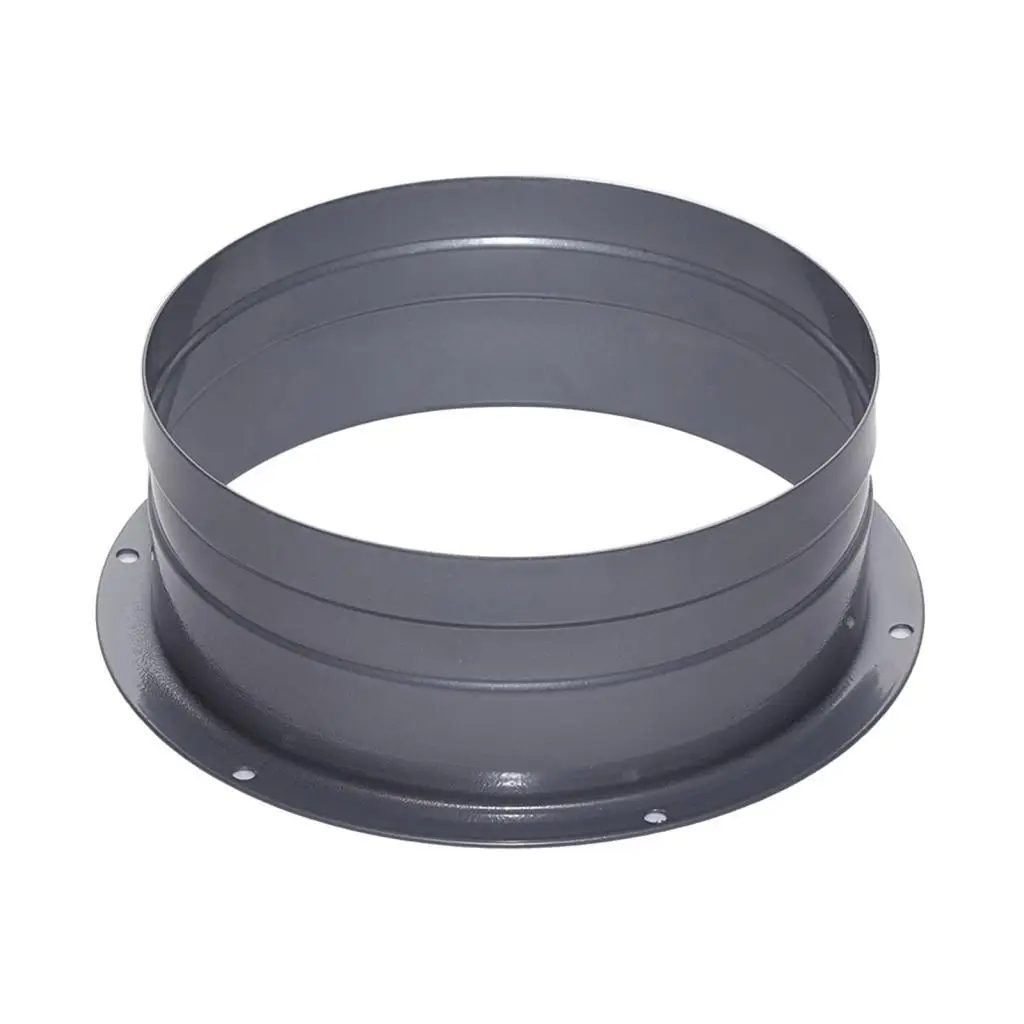 Exhaust Duct Connector Air Vent Flange Metal Tube Seat for Ventilation Hose System Upgrades