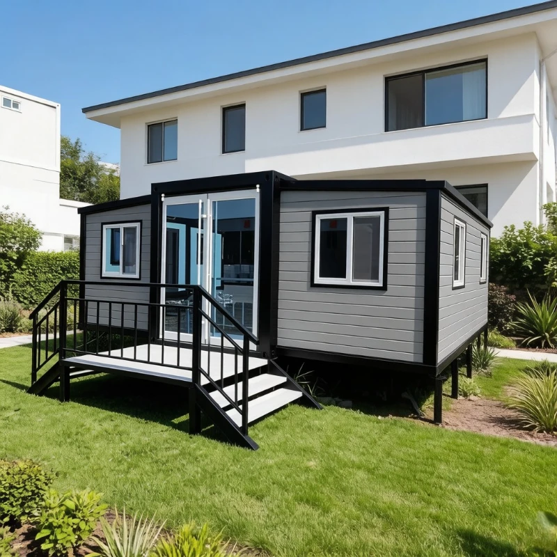 40Ft 20Ft Container Expandable House Prefab Tiny House Folding Room Light Steel Prefabricated Home Villa With Bathroom Kitchen