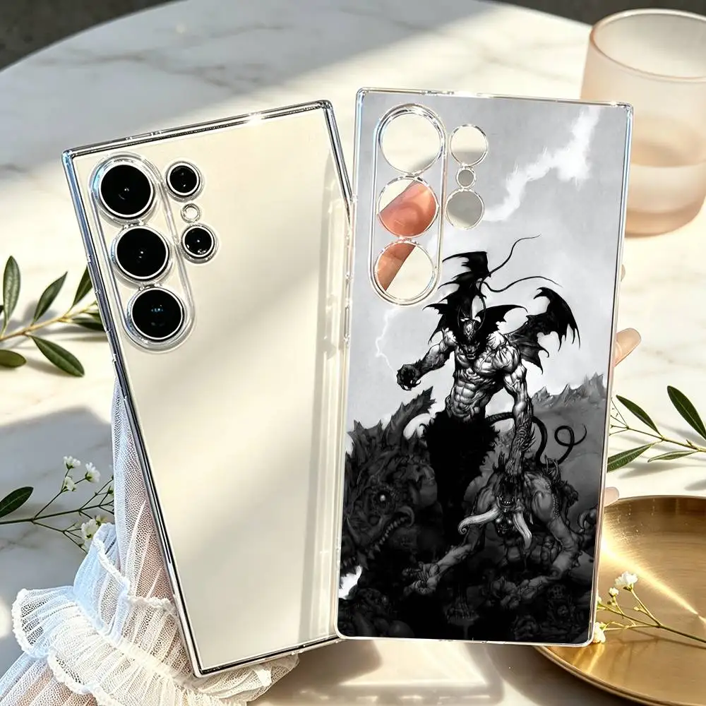 Devilman Akira Anime Phone Case Transparent Silicone Soft For Samsung S25,S24,S21,S22,S23,S30,Ultra,S20,Plus,Fe