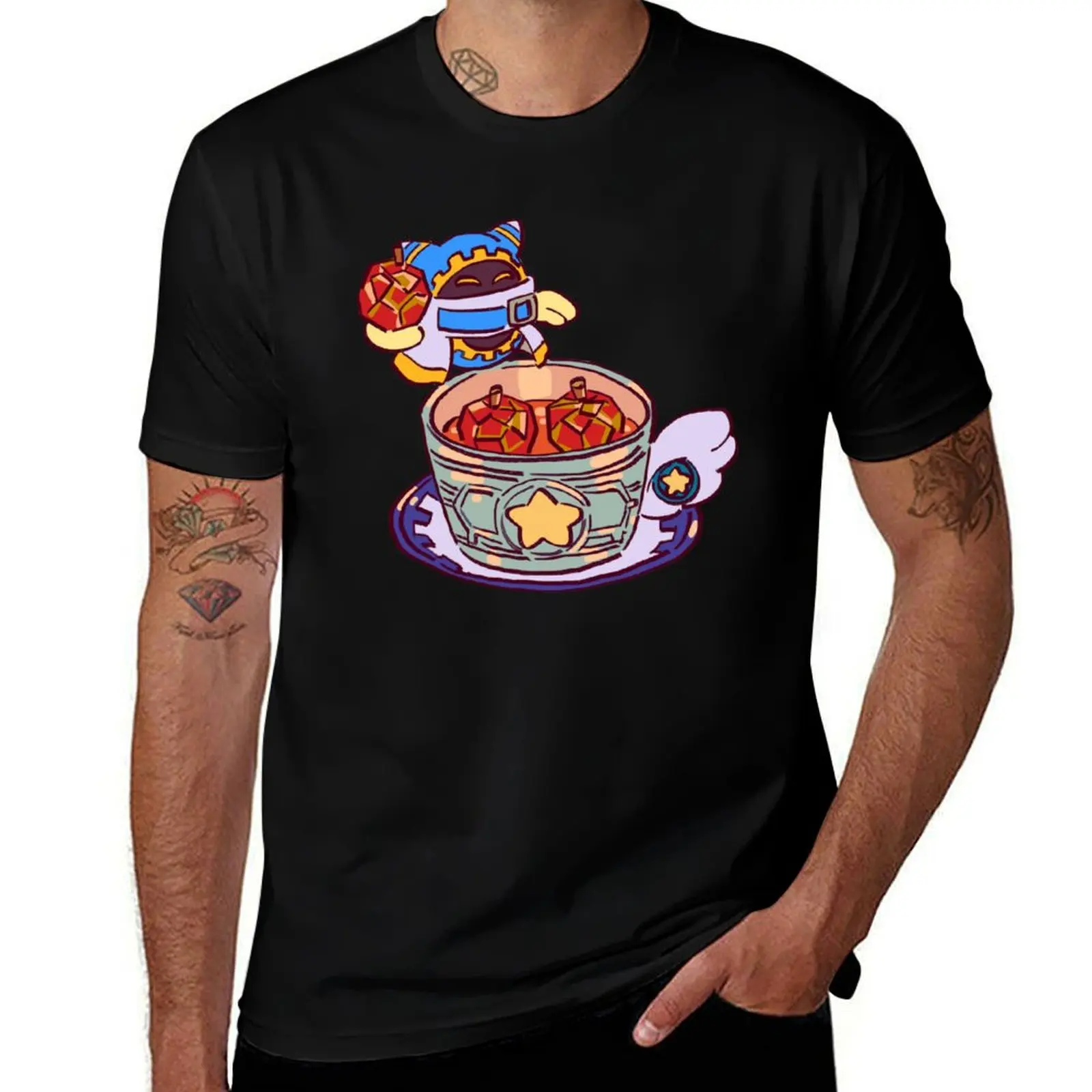 Ransroom draws magolor putting gem apple sugar cube in lor tea cup / re-ment figurine ver. T-Shirt