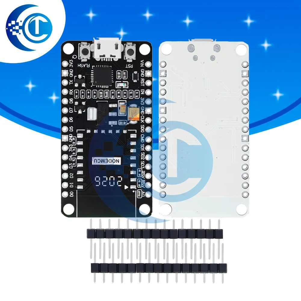 Плата ESP8266, совместимая с NodeMCU, 1 шт. (ESP-12F/ESP-12): WiFi-модуль CP2102 — идеально подходит для Arduino и IoT