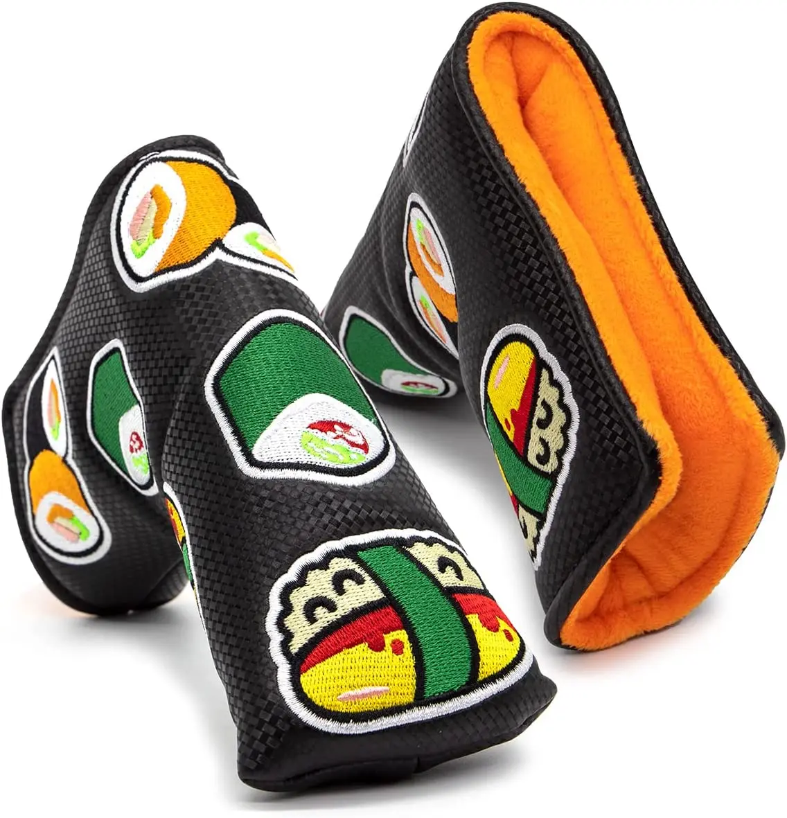 Golf Blade Putter Cover Japanese Sushi Style  GOLF Headcover, Magnetic Golf Head Cover for All Brand Golf Putters