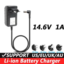 14.6V 1A Lithium Battery Charger  Bateria 18650 Battery Rechargeable And Charger EU Plug US Plug DC 90turn 5.5*2.1mm