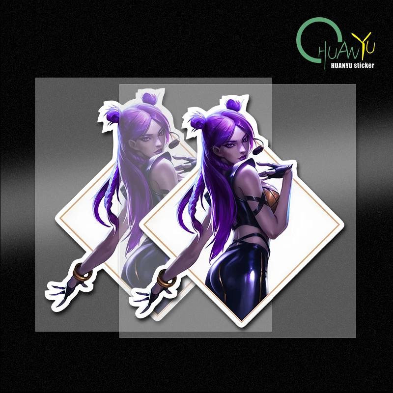 

League of Legends Game Peripherals: Evelyn Stickers are suitable for cars, motorcycles, bumpers, and computer decorative sticker