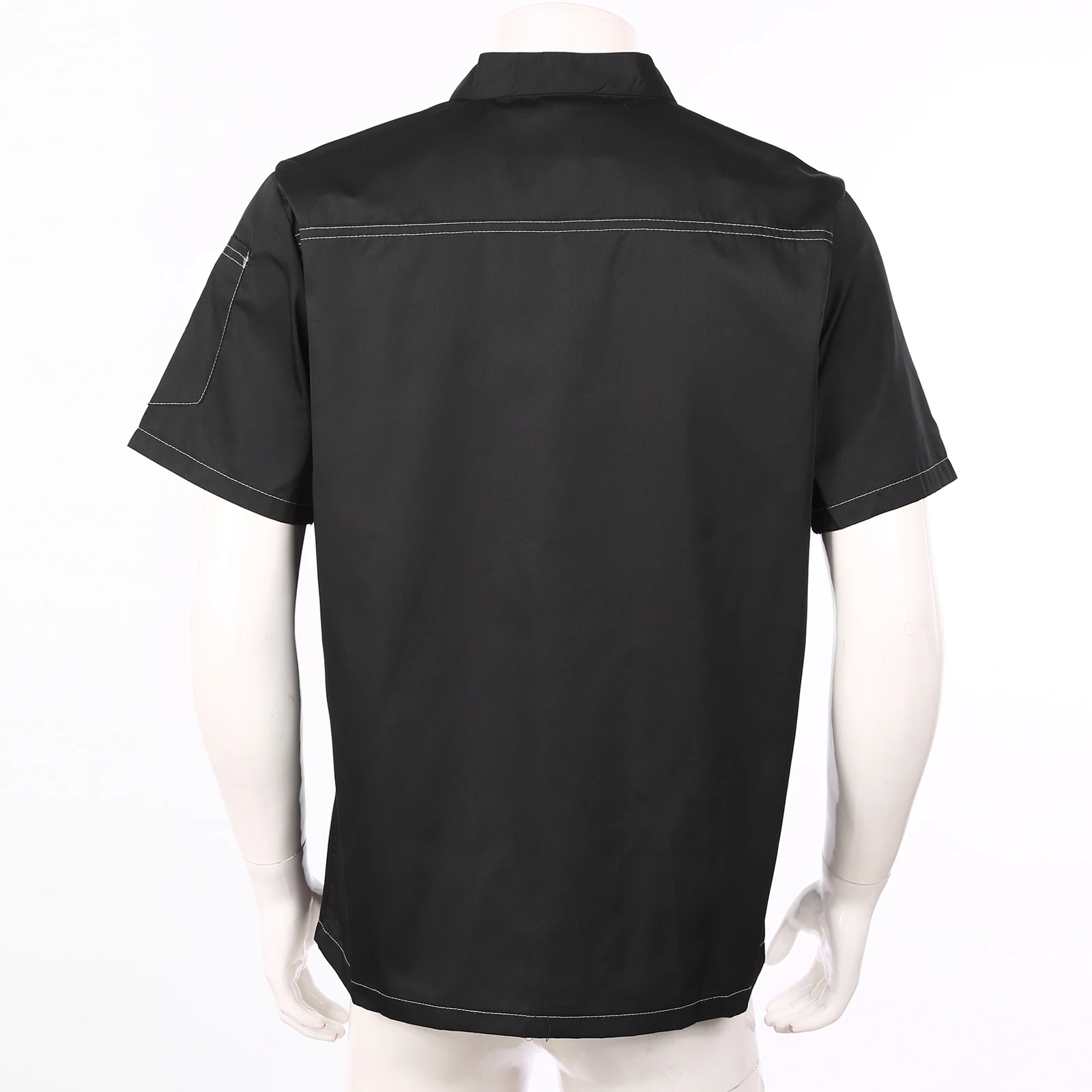 Uniforme de chef de restaurant unisexe pour hommes et femmes, chemise, manteau, veste de cuisinier à manches courtes et longues, cantine, gâteau, boutique, costume 73 travail