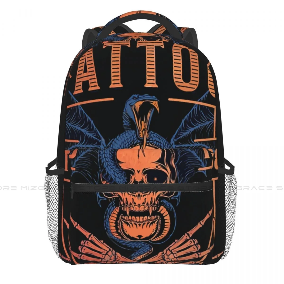 

Classic Old School Studio Backpack for Girls Boys Tattoos Art Travel Rucksack Daypack for Teenage School Laptop