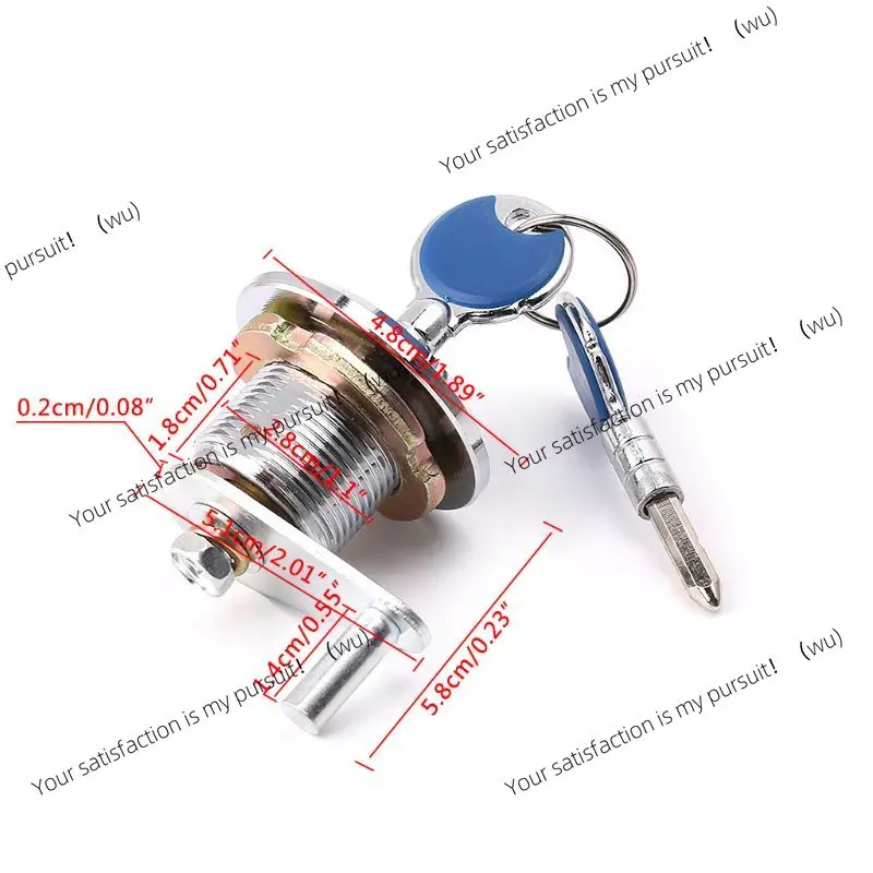 Super Security Safe Deposit Box Anti-theft Lock With Encryption Keys Copper Cylinder