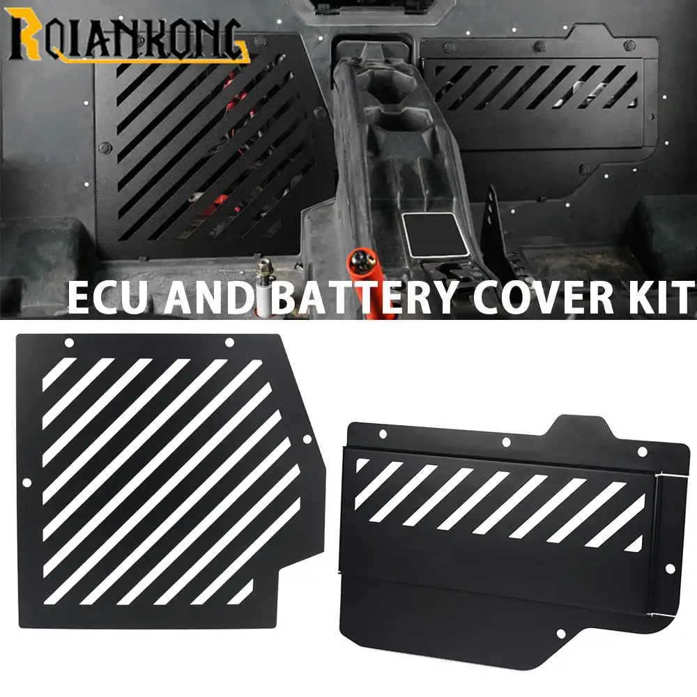 

UTV ECU And Battery Cover Kit For Can Am Maverick X3 Max R RR XDS XMR XRC XRS Turbo DPS All Models Laser Cutting Accessories