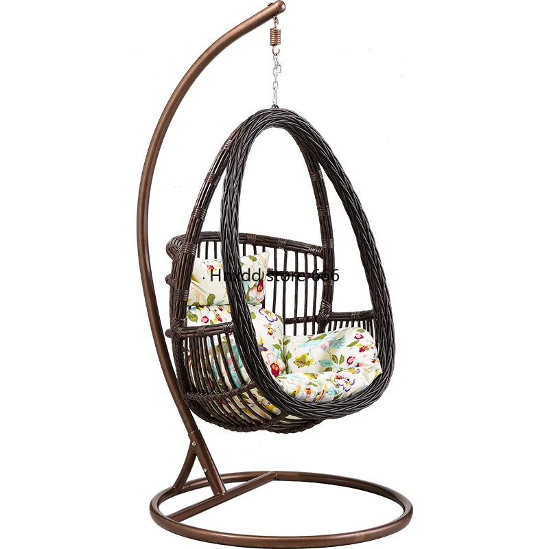 

Indoor Cradle Chair Balcony Lazy Rattan Chair Adult Hanging Basket