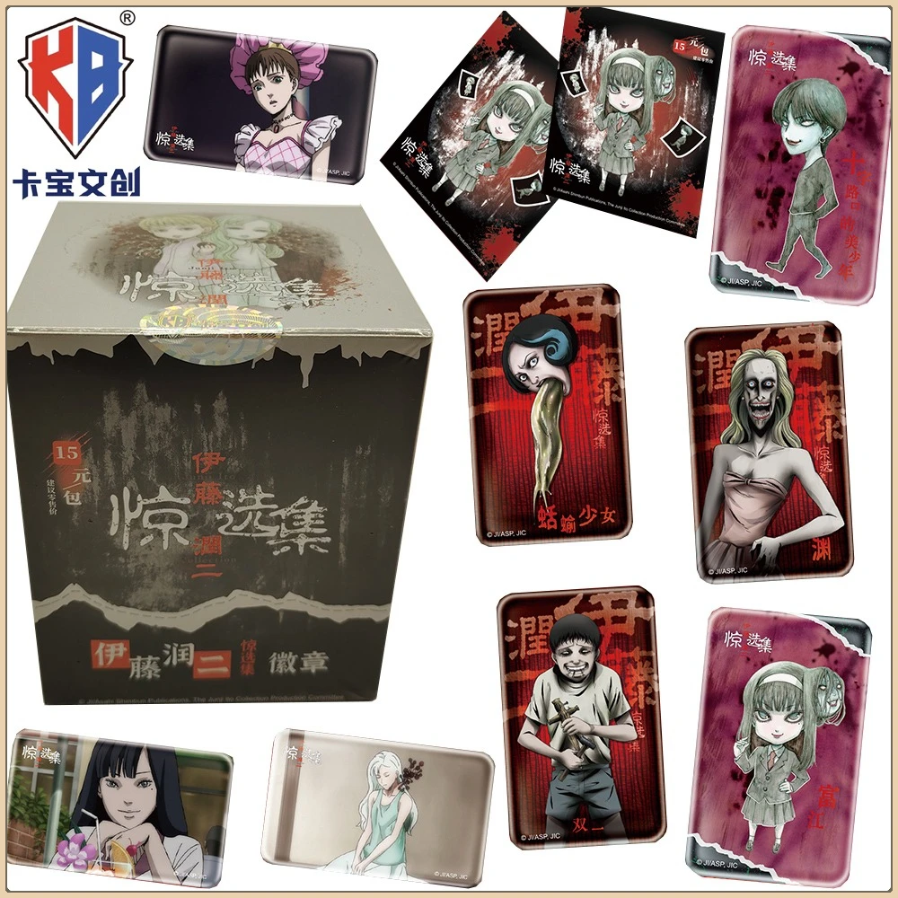 

New KABAO Original Junji Ito Peripheral Characters Badge Cartoon Fashion Trend Exquisite Decorative Accessories Boys Girls Gifts