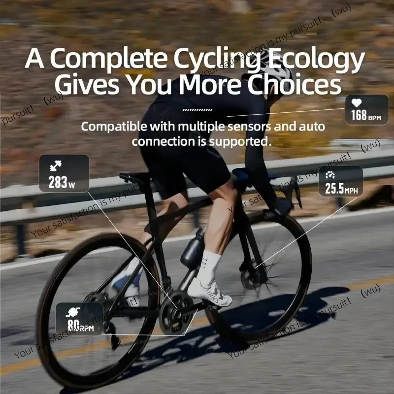 Bike Computer Cycling Odometer Wireless Speedometer Route Navigation ANT + Bluetooth 5.0 Accessories