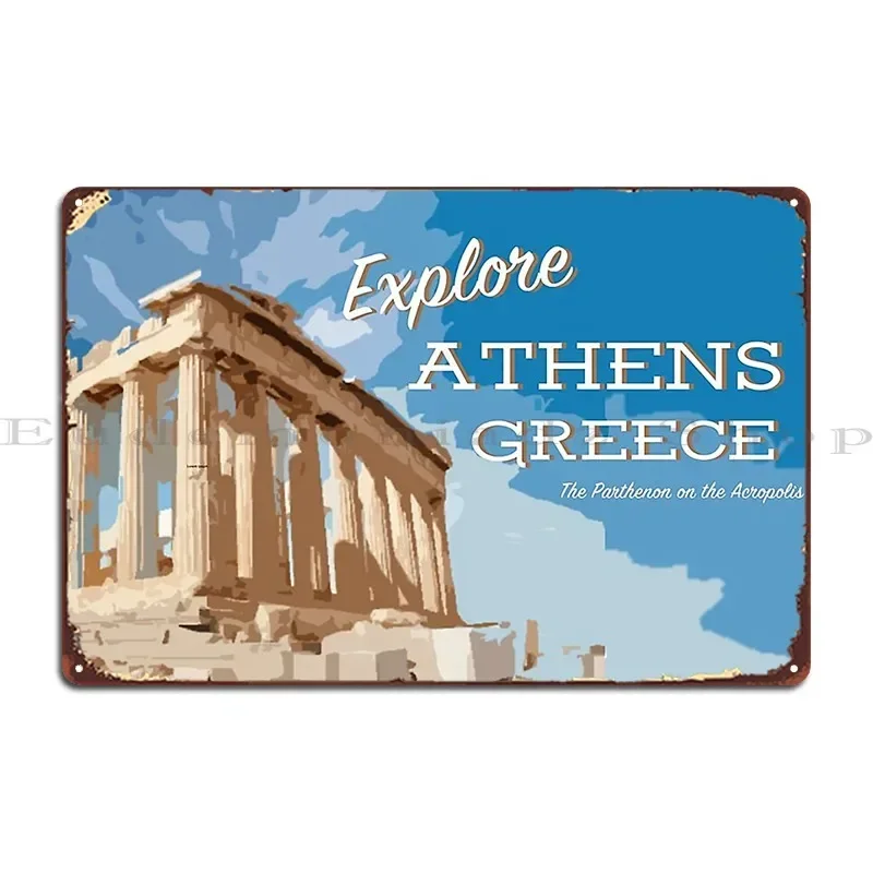 Explore Athens Metal Signs Cinema Party Character Vintage Create Tin Sign Poster