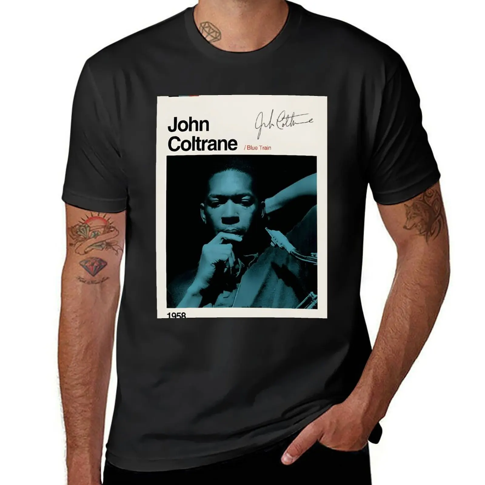 

JOHN COLTRANE Album T-Shirt aesthetic clothes funnys Men's clothing
