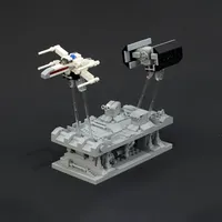 469pcs Moc X-wing Fighter TIE The Death Star Trench Pursuit Building Blocks Creative Assembly Bricks Toy  DIY Present
