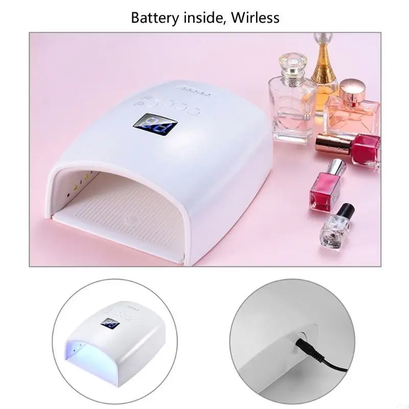 

Перезаряжаемая сушилка мощностью 48 Вт, быстросохнущая портативная лампа для отверждения смолы, УФ-светодиодные лампы