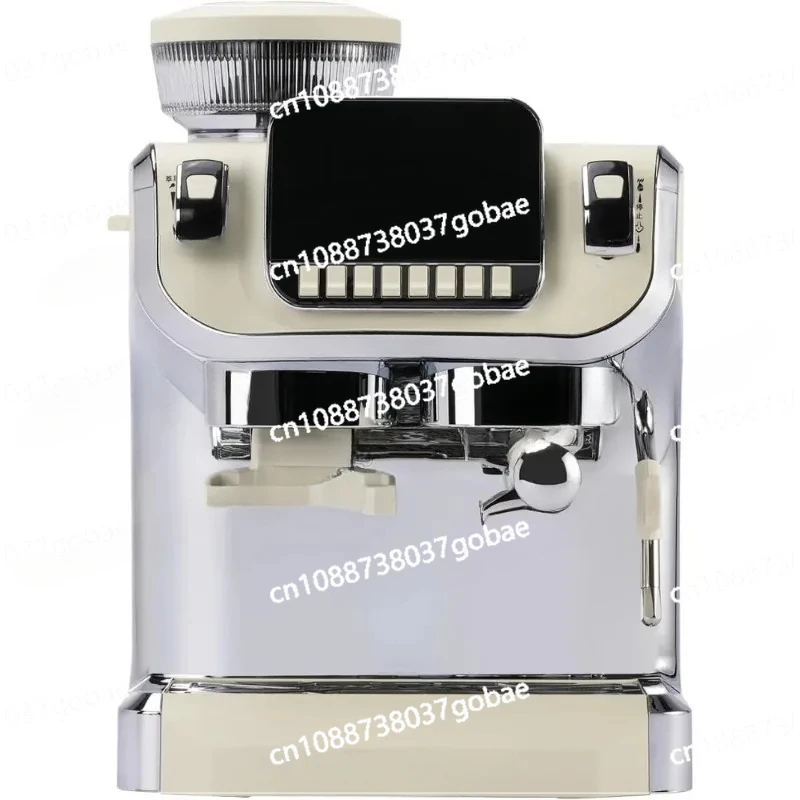 

Mcilpoog Espresso Milk Frother,Semi Automatic Coffee Machine with Grinder,(TC520)