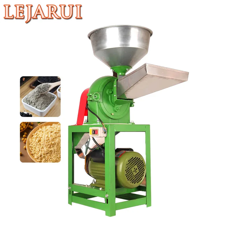 Hopper Type Cast Iron Corn Grinding Machine For Corn Soybean Walnut Pellet Tooth And Claw Mill