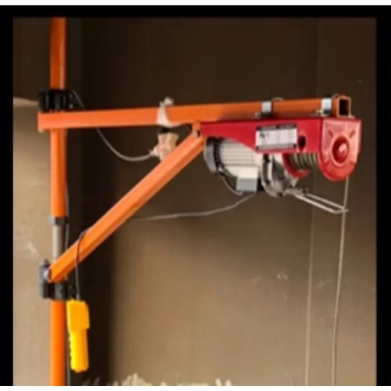 رافعة كهربائية 220 فولت، رافعة منزلية، دعامة عمود رافعة صغيرة للرفع #4
