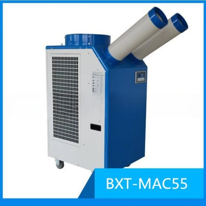 BAT-MAC-55 Double Tube Floor Standing Heating & Cooling AC, Integrated Spot Cooling Portable Industrial Chiller