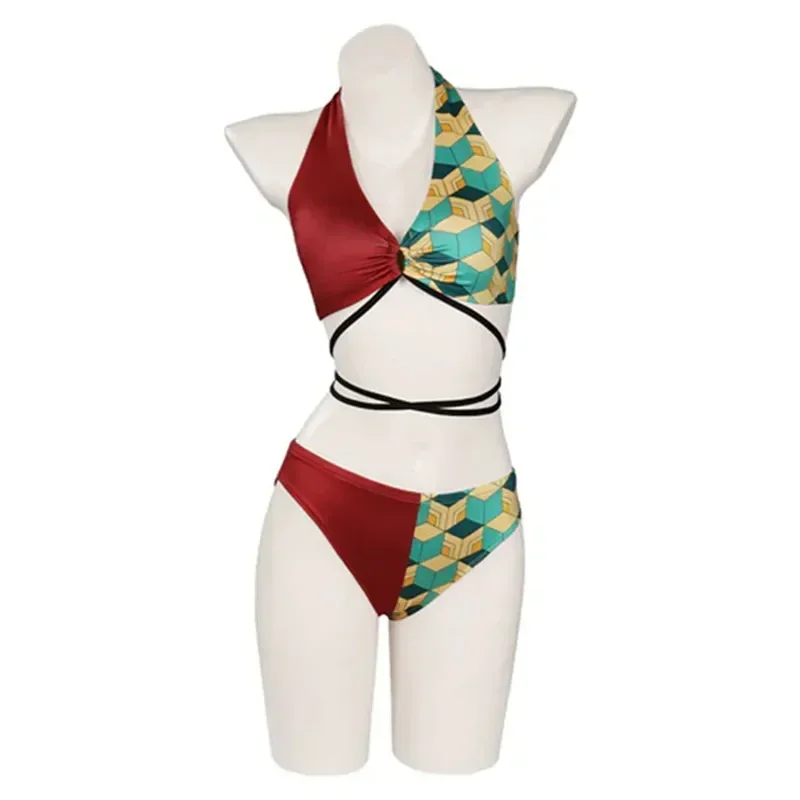 ชุดว่ายน้ำบิกินี่สองชิ้นสำหรับ Baju karnaval ฮาโลวีน