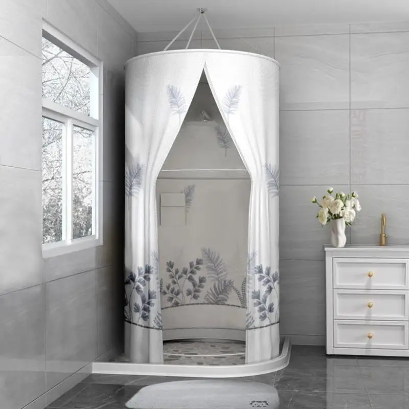 

Warm Baby Bath Curtain Shower Room Sauna New Model Water Curtain Insulation Polyester Material Home Personal Cleaning Tool
