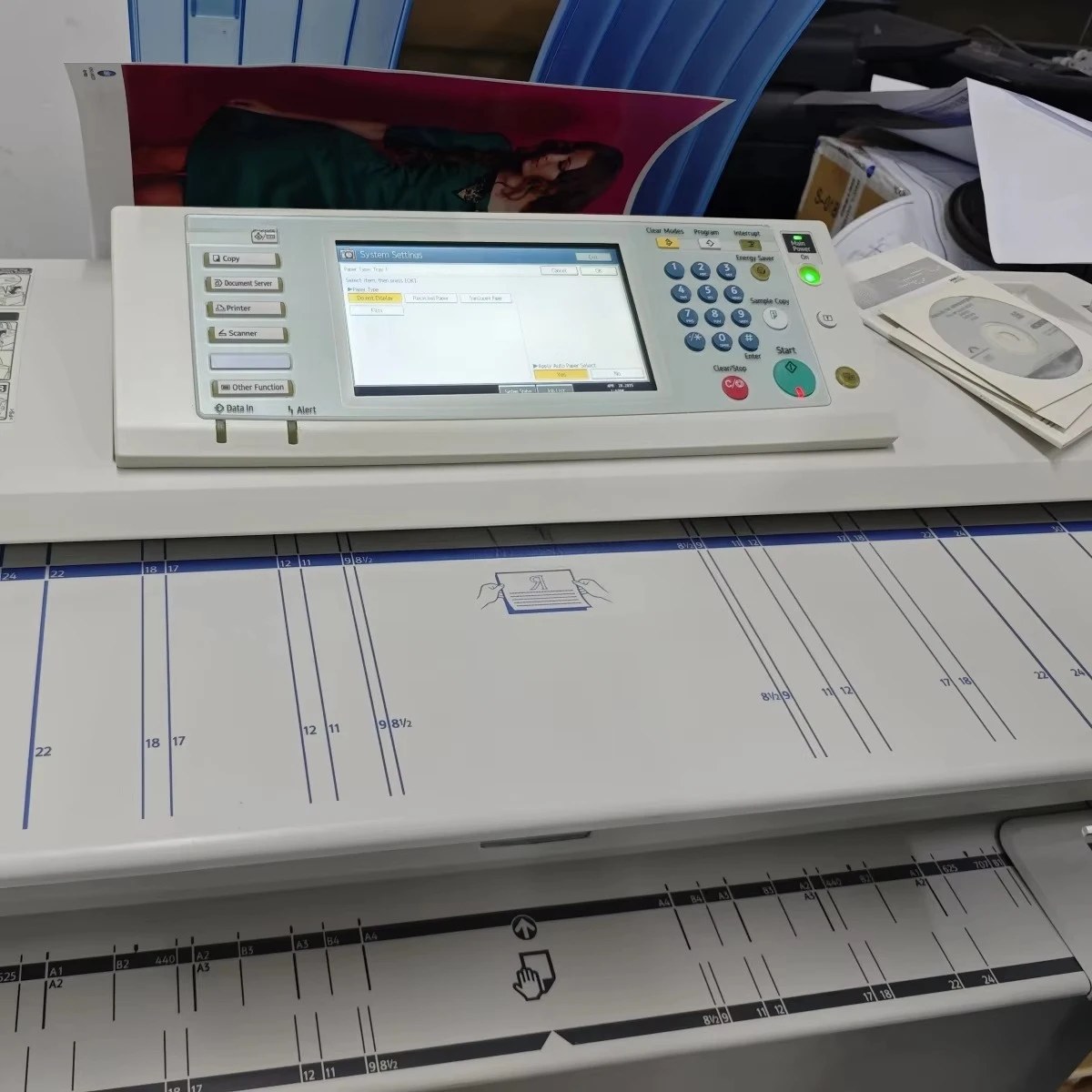 MP W3601 W2401 Engineering Architectural Printer Large Format Blueprint Machine for Architectural Drawing