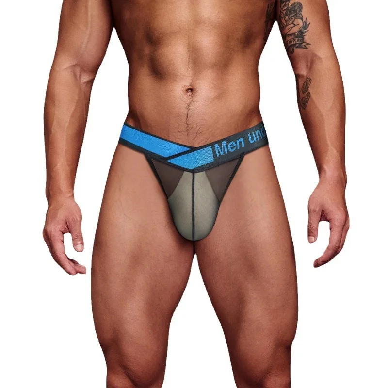 New V belt sexy high fork Briefs Comfortable low rise men\'s underwear