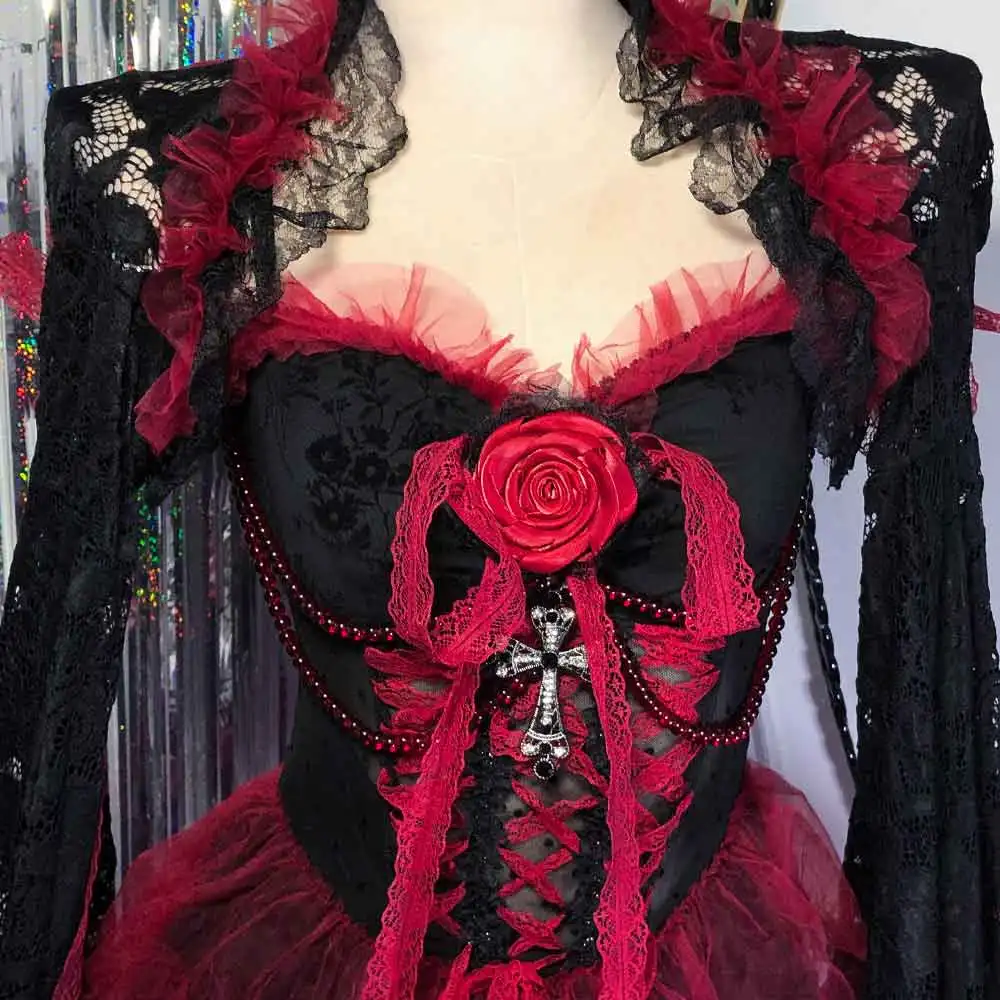 

Клубная одежда в стиле Харадзюку 90-х: кавайный цифровой панк-рок, гранж, готика, эмо, готическое платье с длинными рукавами, ручная работа, топы Y2K, эко-стиль для E-Girls, DIY