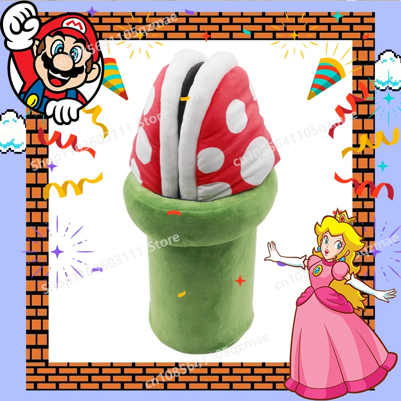 Game Super Mario Funny Slippers Cartoon Anime Novelty Cotton Cosplay Costumes Props Corpse Flower Kawaii Shoes Children Gifts