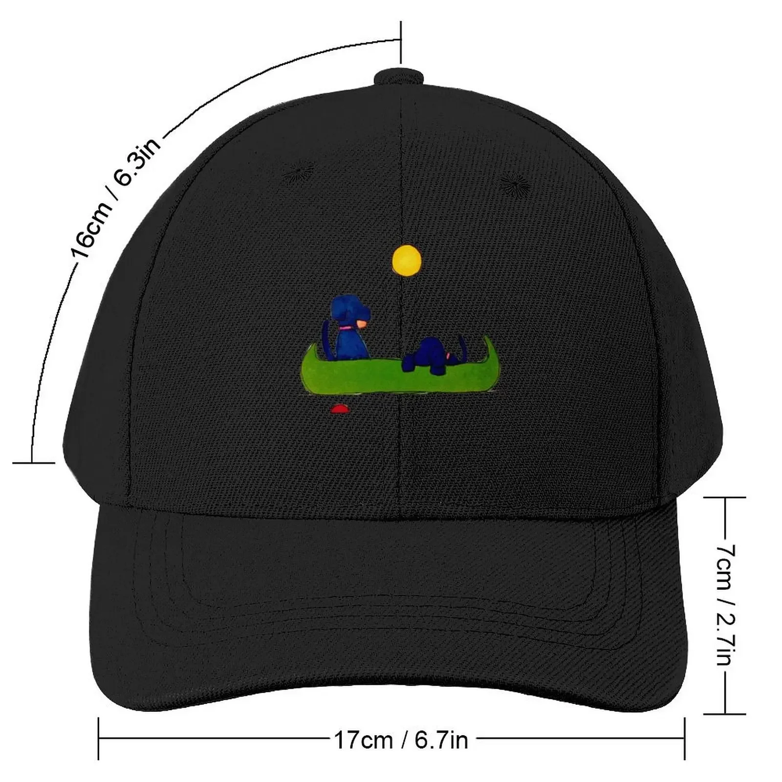 Canoe Dogs Baseball Cap Golf cute Caps For Men Women's