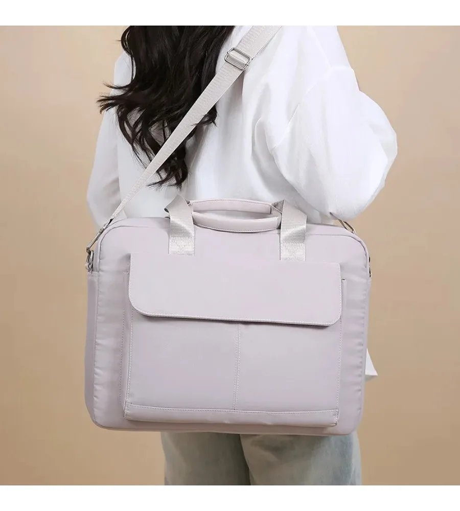 Luggage-friendly Business Briefcase Spacious Laptop Bag for Work Trips and Office Use