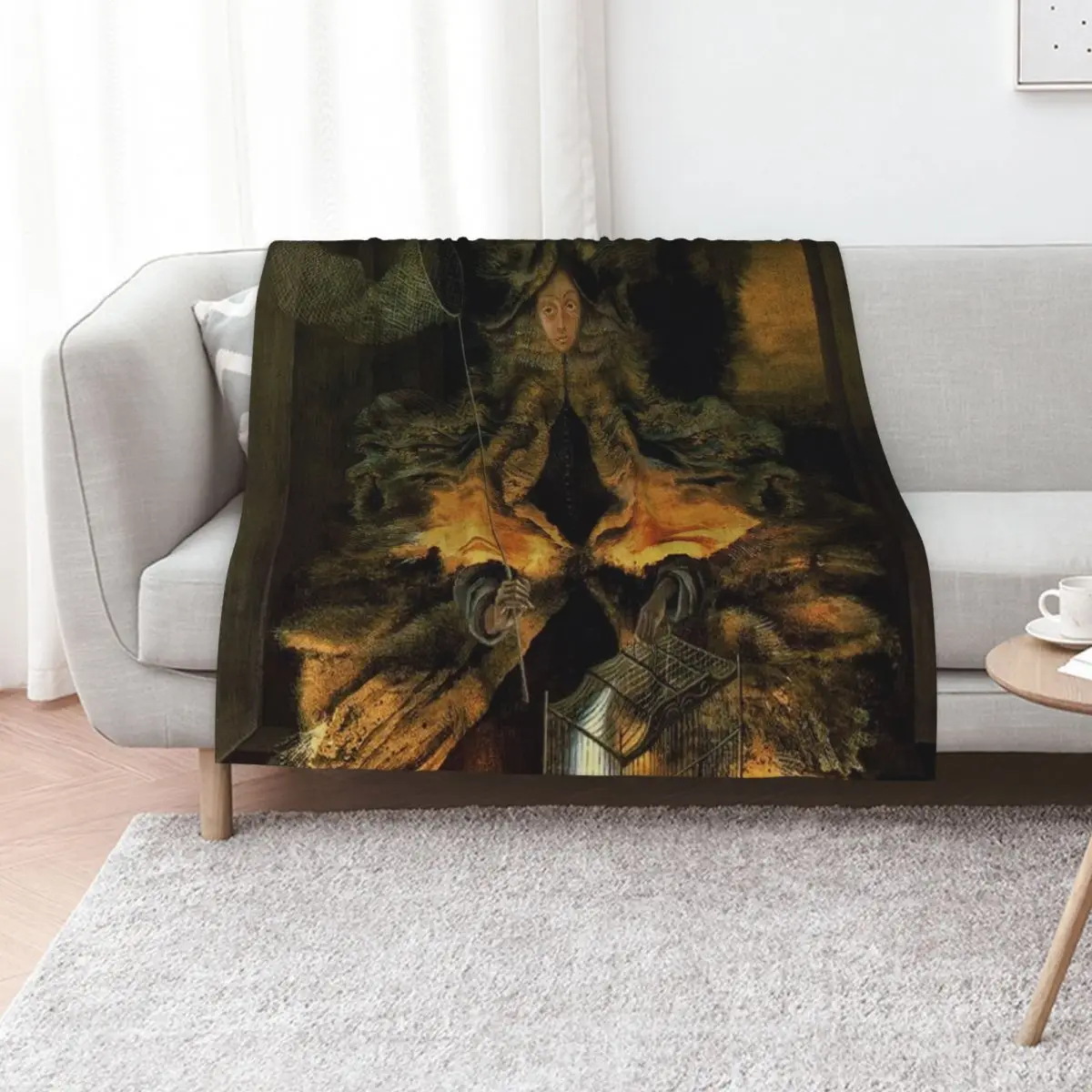 

Star Huntress by Remedios Varo Throw Blanket Sleeping Bag for winter Luxury Luxury Brand Blankets