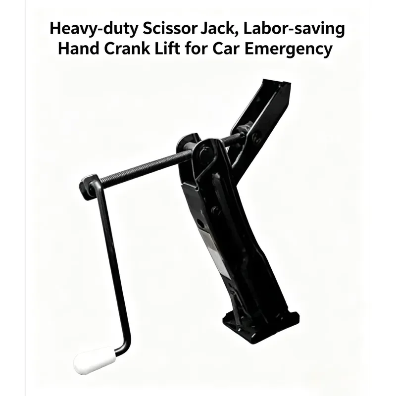 Car Hand Jack Z Type, Durable Portable Tire Changing Tool with Wide Thickened Base