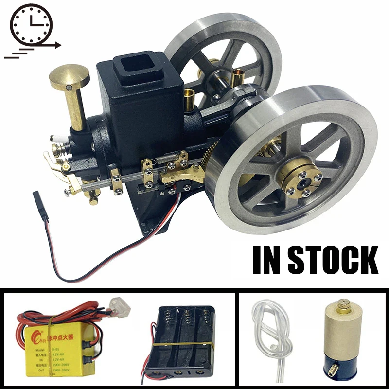 Modelo de motor de combustão interna para menino, metal completo, liga de alumínio, motor a gasolina, carro de controle remoto RC