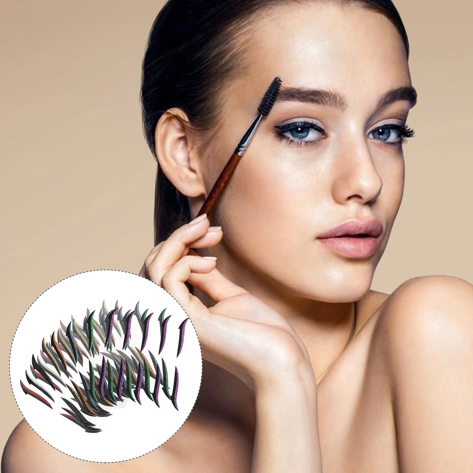 

40 Pairs Double Eyelid Sticker Angled Eyeliner Invisible Eyelash Stickers Eyelids Tapes Miss